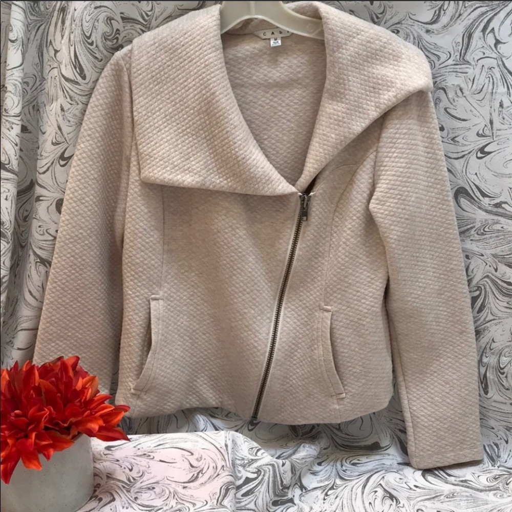 CAbi Quilted Moto Blazer - Picture 5 of 10
